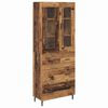 vidaXL Highboard 2 Stk. Altholz 69,5 x 34 x 180 cm Holzwerkstoff