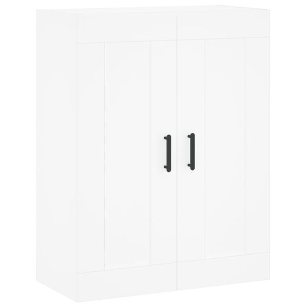 vidaXL Wandschrank Wei&szlig; 69,5x34x90 cm Holzwerkstoff