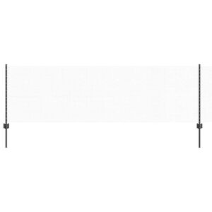 vidaXL Sechseckzaun mit Pfosten 100 x 0,8 m PVC-beschichteter Stahl