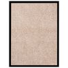 vidaXL Fu&szlig;matte Beige 60x80 cm