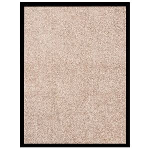 vidaXL Fu&szlig;matte Beige 60x80 cm