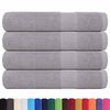 vidaXL Saunat&uuml;cher FROGN 4 Stk. Grau 80x200 cm 360 g/m&sup2;