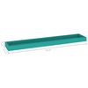 vidaXL Loggia Wandregale 4 Stk. Blau 80x15x4 cm MDF