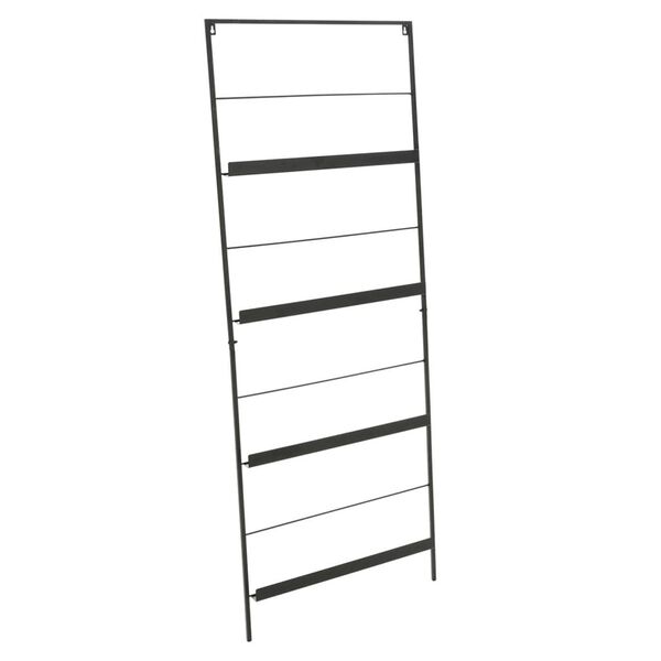 H&S Collection Zeitschriftenhalter Metall 150x56,5 cm Schwarz