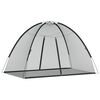 vidaXL Moskito-Netzzelt Mongolisch 220&nbsp;Schwarz&nbsp;200x120x130 cm