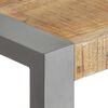 vidaXL Esstisch 70x70x75 cm Raues Mango-Massivholz