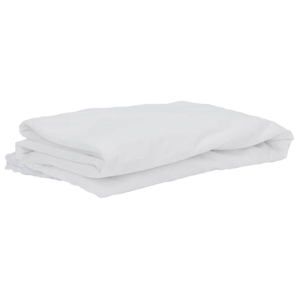 vidaXL Matratzenschoner Wei&szlig; 100x220 cm Wasserdicht