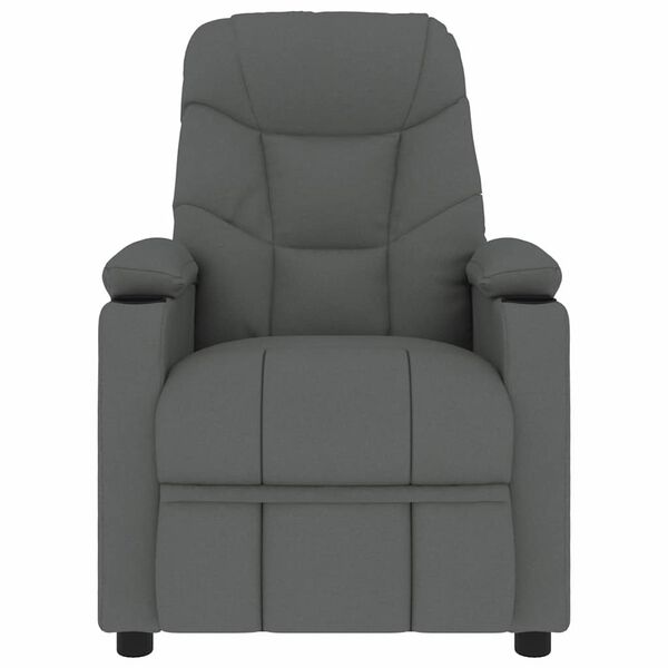 vidaXL Relaxsessel Dunkelgrau Stoff