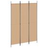 vidaXL 6-tlg. Paravent Schwarz 300x220 cm Stoff