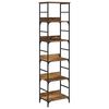 vidaXL B&uuml;cherregal Altholz 50 x 33 x 188,5 cm Holzwerkstoff