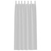 vidaXL Voile-Vorhang 2 pcs Hellgrau 260 x 140 cm Polyester