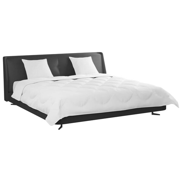 vidaXL Decke mit Kissen mit Kissen 3 pcs Wei&szlig; Mikrofaser