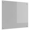 vidaXL K&uuml;chenr&uuml;ckwand Hellgrau 70 x 60 cm Geh&auml;rtetes Glas