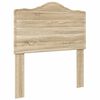 vidaXL Bettrahmen mit Kopfteil Sonoma-Eiche 90 x 190 cm Holzwerkstoff
