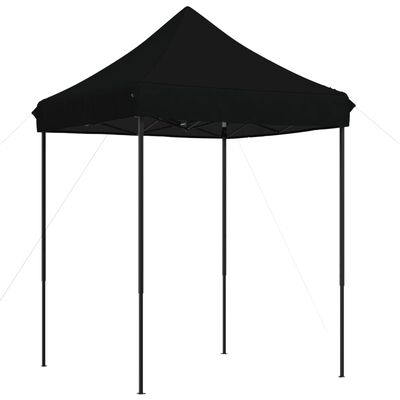 vidaXL Partyzelt Faltbar Pop-Up Schwarz 200x200x306 cm