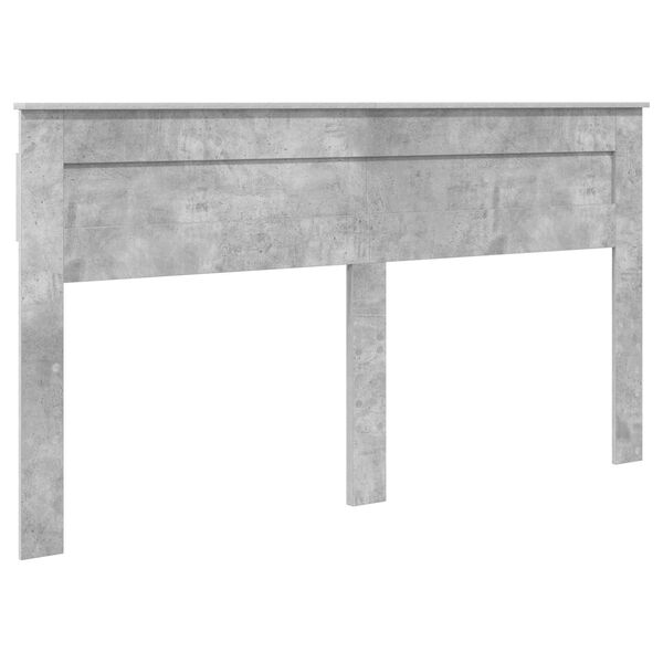 vidaXL Kopfteil Beton Grau 200 cm Holzwerkstoff