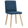 vidaXL Esszimmerst&uuml;hle 4 Stk. Blau Stoff