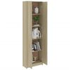 vidaXL Garderobenschrank Sonoma-Eiche 55x25x189 cm Holzwerkstoff