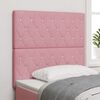 vidaXL Kopfteil mit Kopfteil Rosa 90 cm Kunstleder