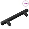 vidaXL Schrankgriff 420 stk. Schwarz 150 x 12,3 x 35,2 mm Edelstahl