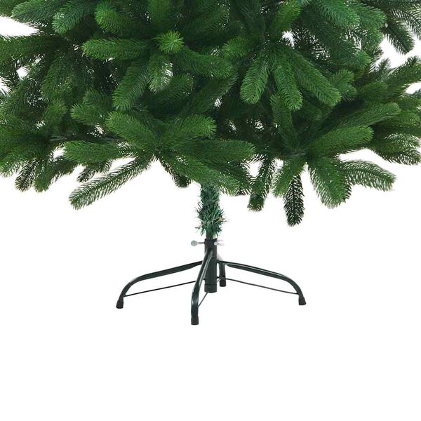 vidaXL K&uuml;nstlicher Weihnachtsbaum mit Beleuchtung & Kugeln 180 cm Gr&uuml;n