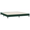 vidaXL Bettgestell ohne Matratze Dunkelgr&uuml;n 180x220 cm Samt