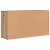 vidaXL Schuhbank Artisan-Eiche 103 x 30 x 54,5 cm Holzwerkstoff