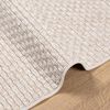 vidaXL Bereichsteppiche Quadratisch Creme 240 x 240 cm