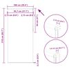 vidaXL Verdunkelungsrollo Kaffeebraun 100x210cm Stoffbreite 95,7cm