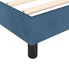 vidaXL Boxspringbettgestell Dunkelblau 140x200 cm Samt