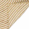 vidaXL Teppich Nat&uuml;rlich und Wei&szlig; 60 x 200 cm Jute
