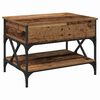 vidaXL Couchtisch Altholz 70x50x50cm Holzwerkstoff