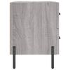 vidaXL Nachttisch Grau Sonoma 40x35x47,5 cm Holzwerkstoff