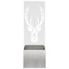 vidaXL Garten Sichtschutz-Leinwand Silber 50 x 140 cm Edelstahl