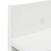 vidaXL Wandmontierter nachttisch Wei&szlig; 80 x 10,5 x 18 cm Holzwerkstoff