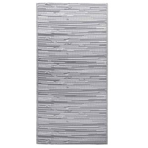 vidaXL Outdoor-Teppich ARAKIL Grau 190x290 cm PP