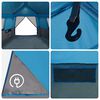 vidaXL Sofort Zelt mit Speicher ALTA Blau 458 x 458 x 230 cm Stahl