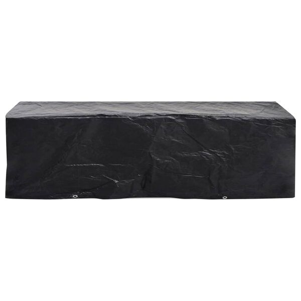 vidaXL Gartenliege-Abdeckung 8 &Ouml;sen 218x77x55 cm