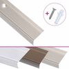 vidaXL Treppenkantenprofile L-Form 15 Stk. Aluminium 90cm Champagner