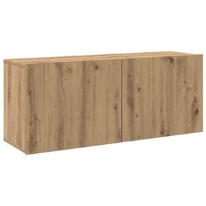 vidaXL TV-Wandschrank Artisan-Eiche 100x30x41 cm