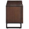 vidaXL TV-Schrank Braun 100x34x46 cm Massivholz Mango