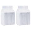 vidaXL Vliesstoff Haustier Trainingspad 100 pcs 60 x 45 cm Vliesstoff