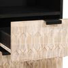 vidaXL Badezimmer Sets mit Regal 5 pcs Wei&szlig;e gewaschene Oberfl&auml;che