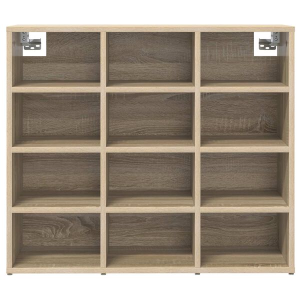 vidaXL Schuhschrank Sonoma-Eiche 77,5 x 30 x 67 cm Holzwerkstoff