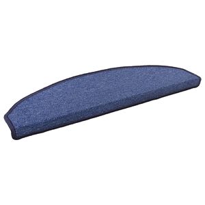 vidaXL Selbstklebende Stufenmatten 15 Stk. 80 x 24,5 x 3,5 cm Blau