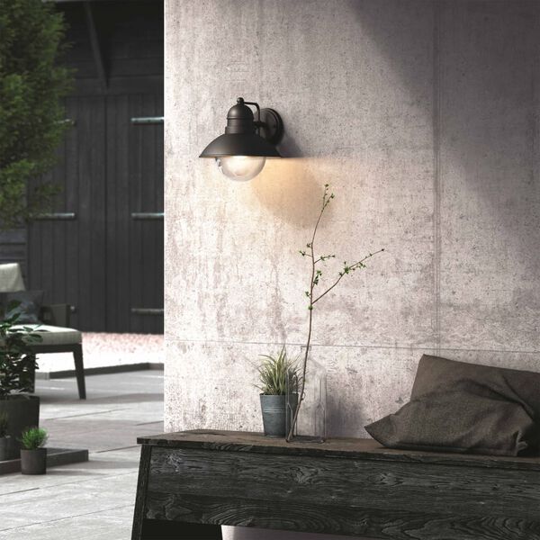 Philips myGarden Wandleuchte Hoverfly 1x60 W Schwarz 1723730PN