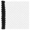 vidaXL Zaunpfosten Grau 10 x 1,5 m (40 x 40 mm Maschen) Stahl und PVC