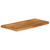 vidaXL Tischplatte mit Baumkante 80x40x2,5 cm Massivholz Mango