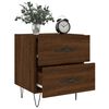 vidaXL Nachttisch Braune Eiche 40x35x47,5 cm Holzwerkstoff