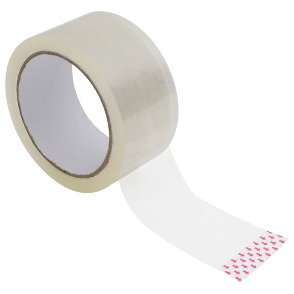 vidaXL Paketklebeband 36 Stk. Transparent 48 mm x 66 m